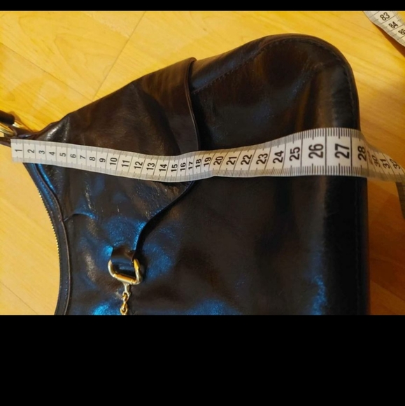 Antonio Melani black Leather crossbody - Picture 9 of 10